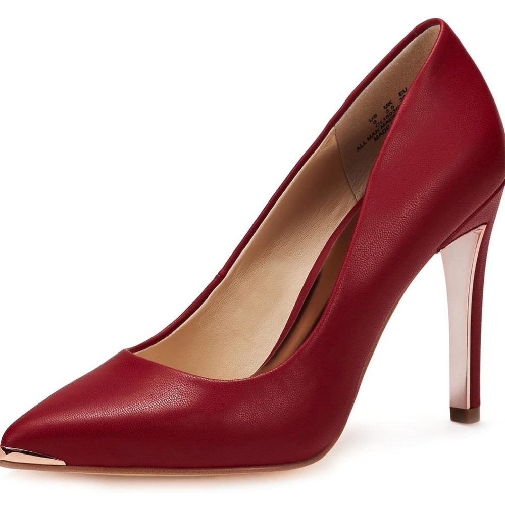 Chic Burgundy High Heel Pumps